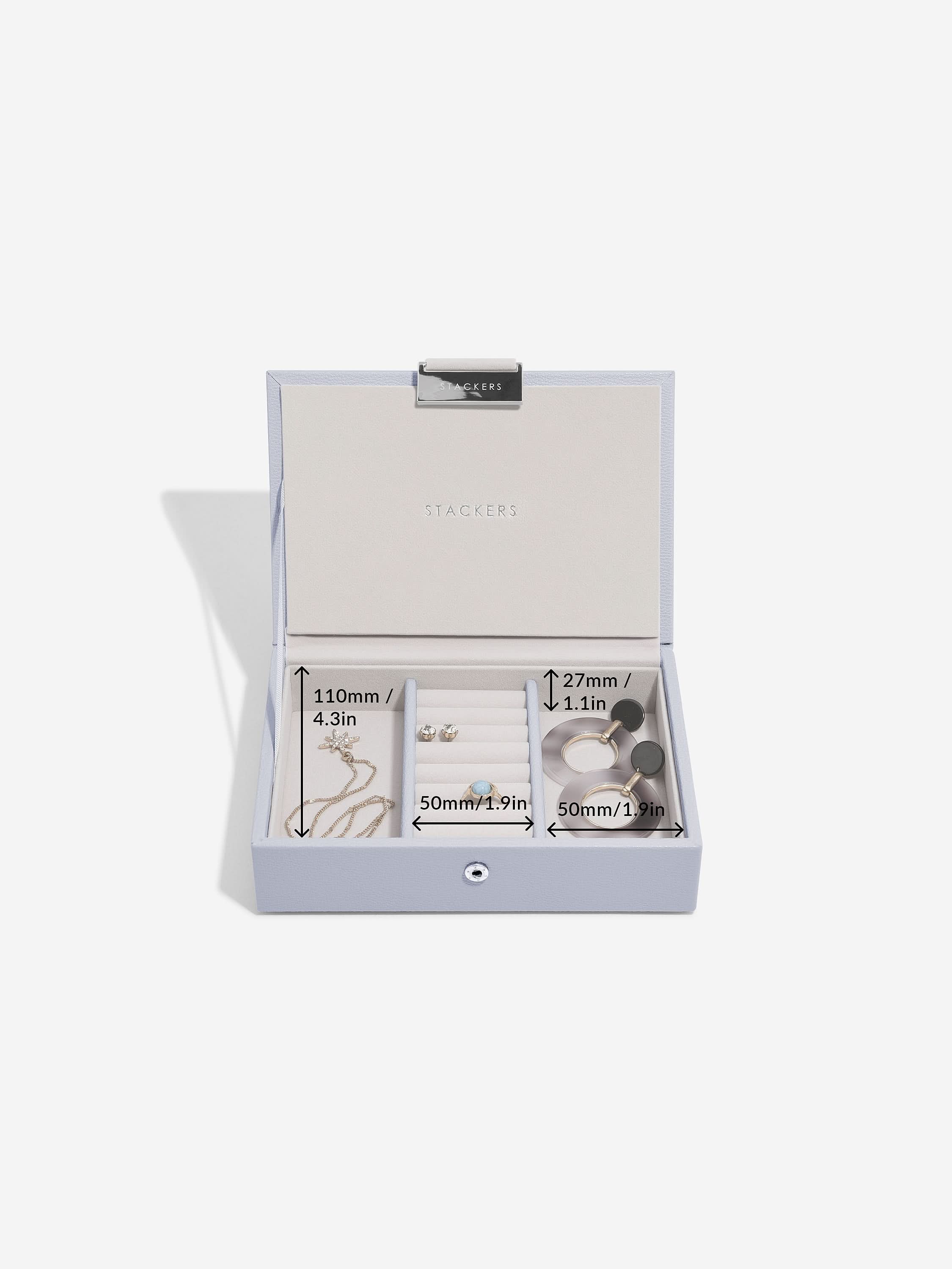 Stackers Deksel voor Mini Juwelendoos Lavendel - Mystackers