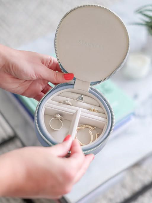Stackers Ronde Travel Jewellery Box Lavendel - Mystackers