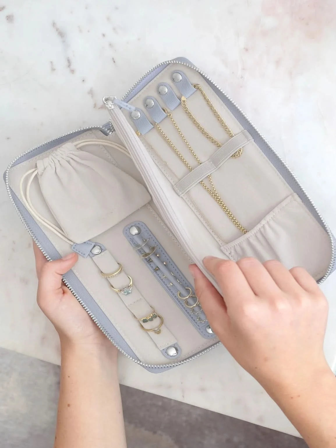 Stackers Jewellery Roll Lavendel - Mystackers