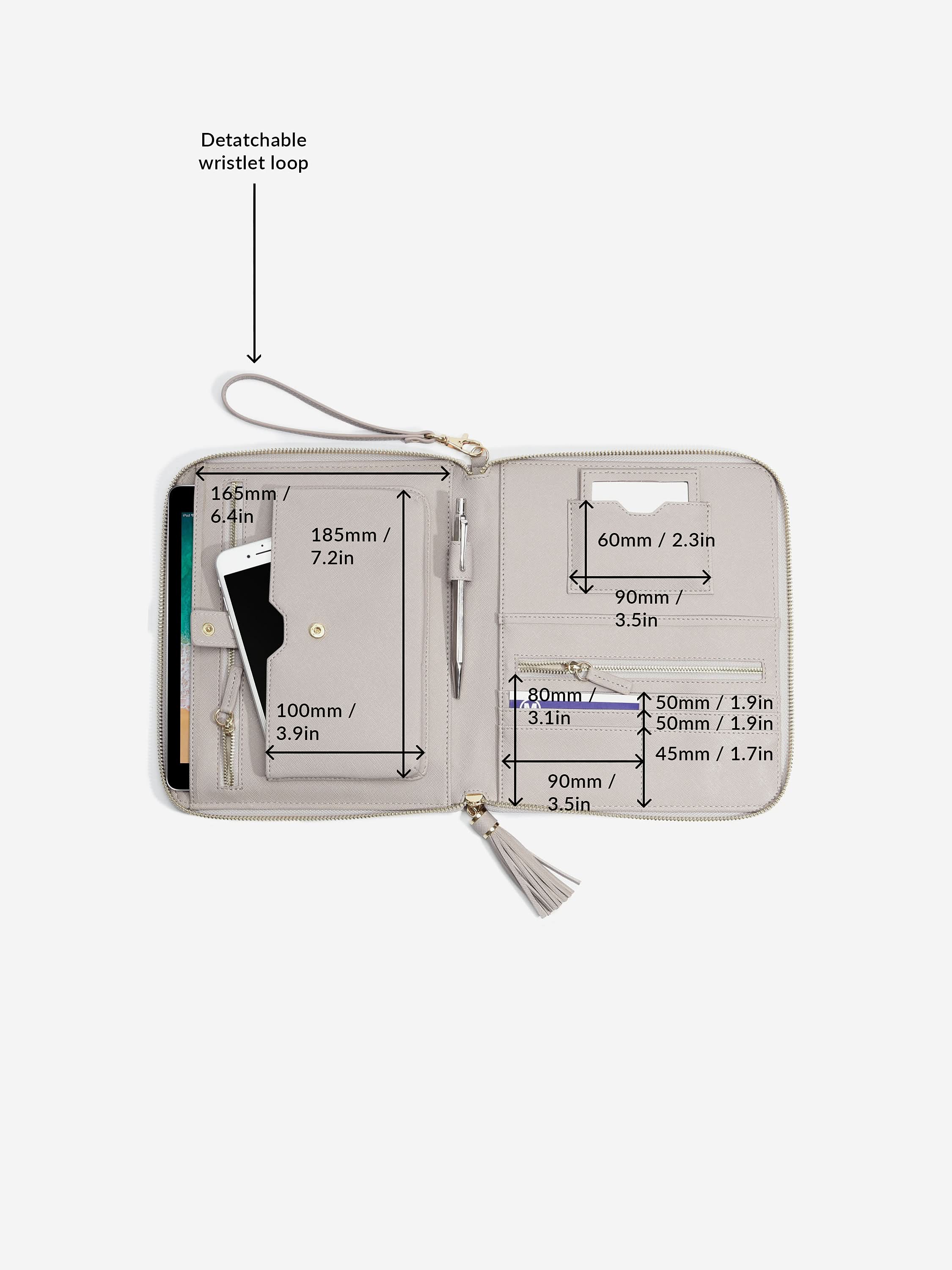 Stackers Tech Organizer Taupe