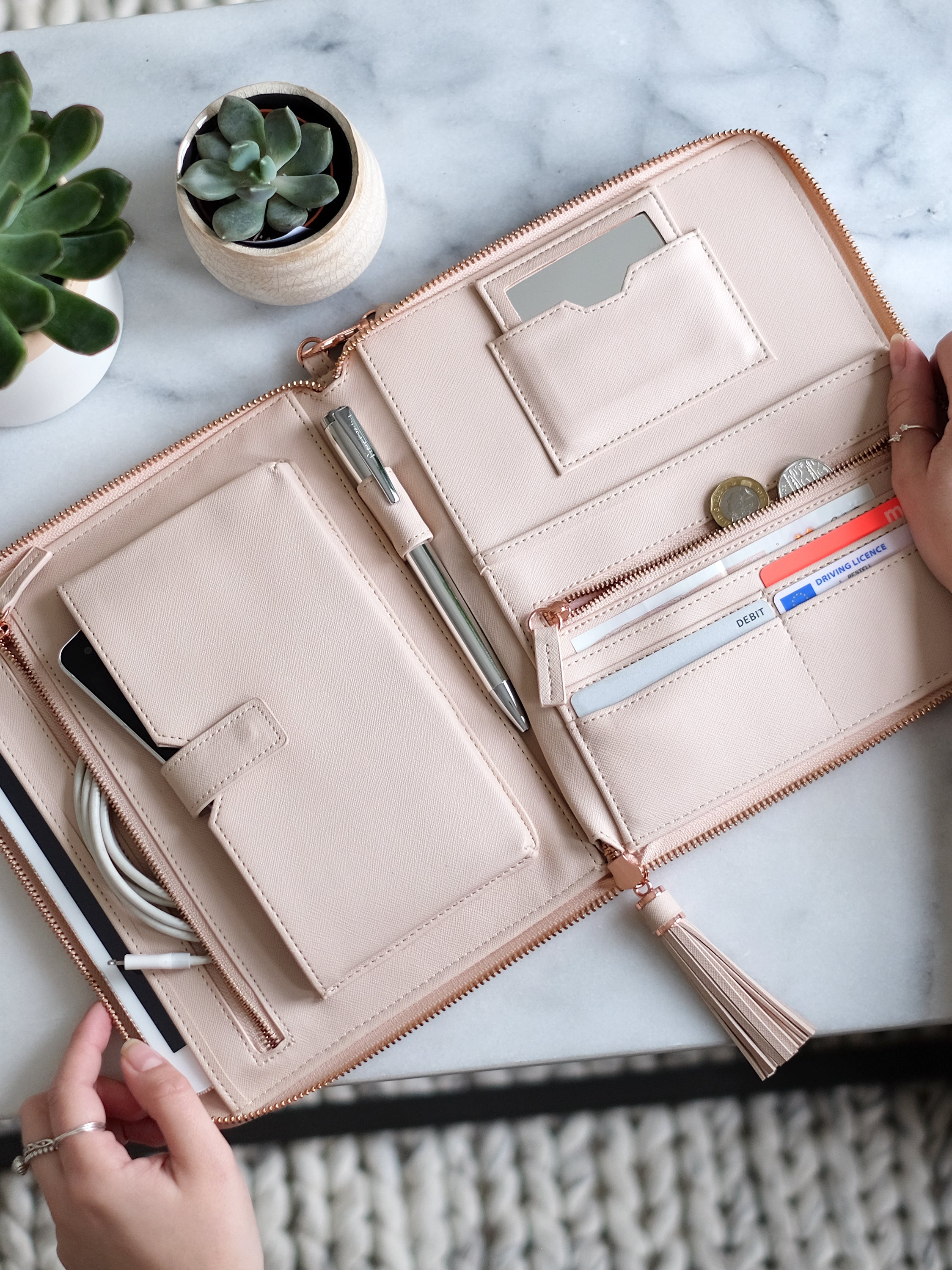 Stackers Tech Organizer Pink