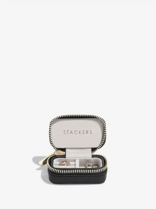 Stackers Large + Petite Travel Box Zwart - Mystackers