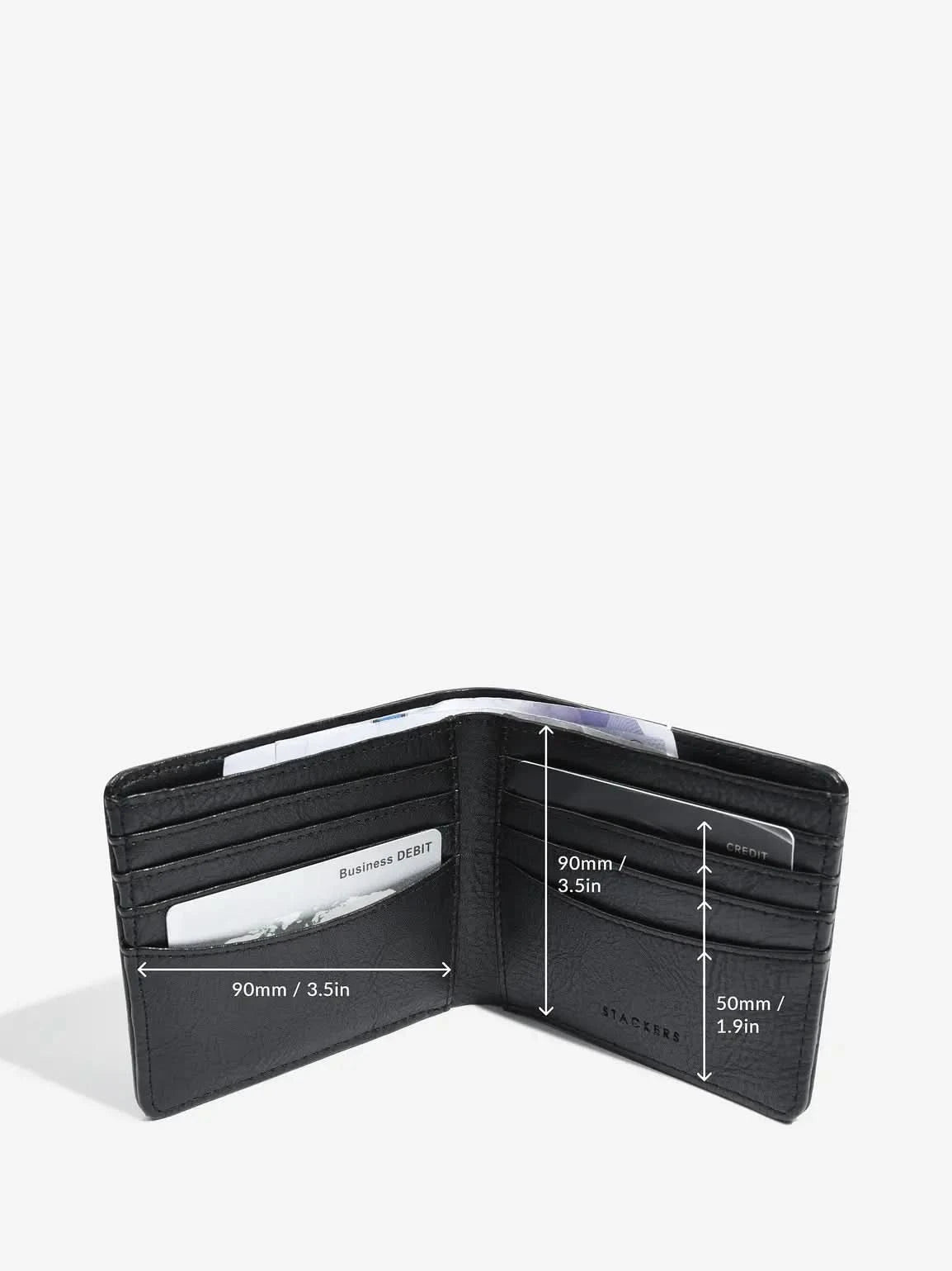 Stackers Portefeuille Zwart - Mystackers