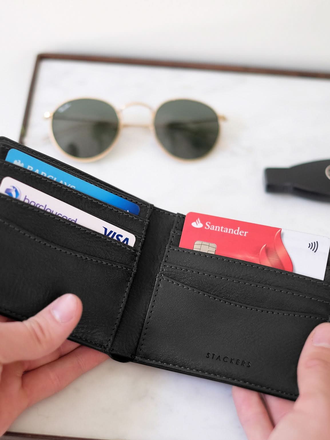 Stackers Portefeuille Zwart - Mystackers