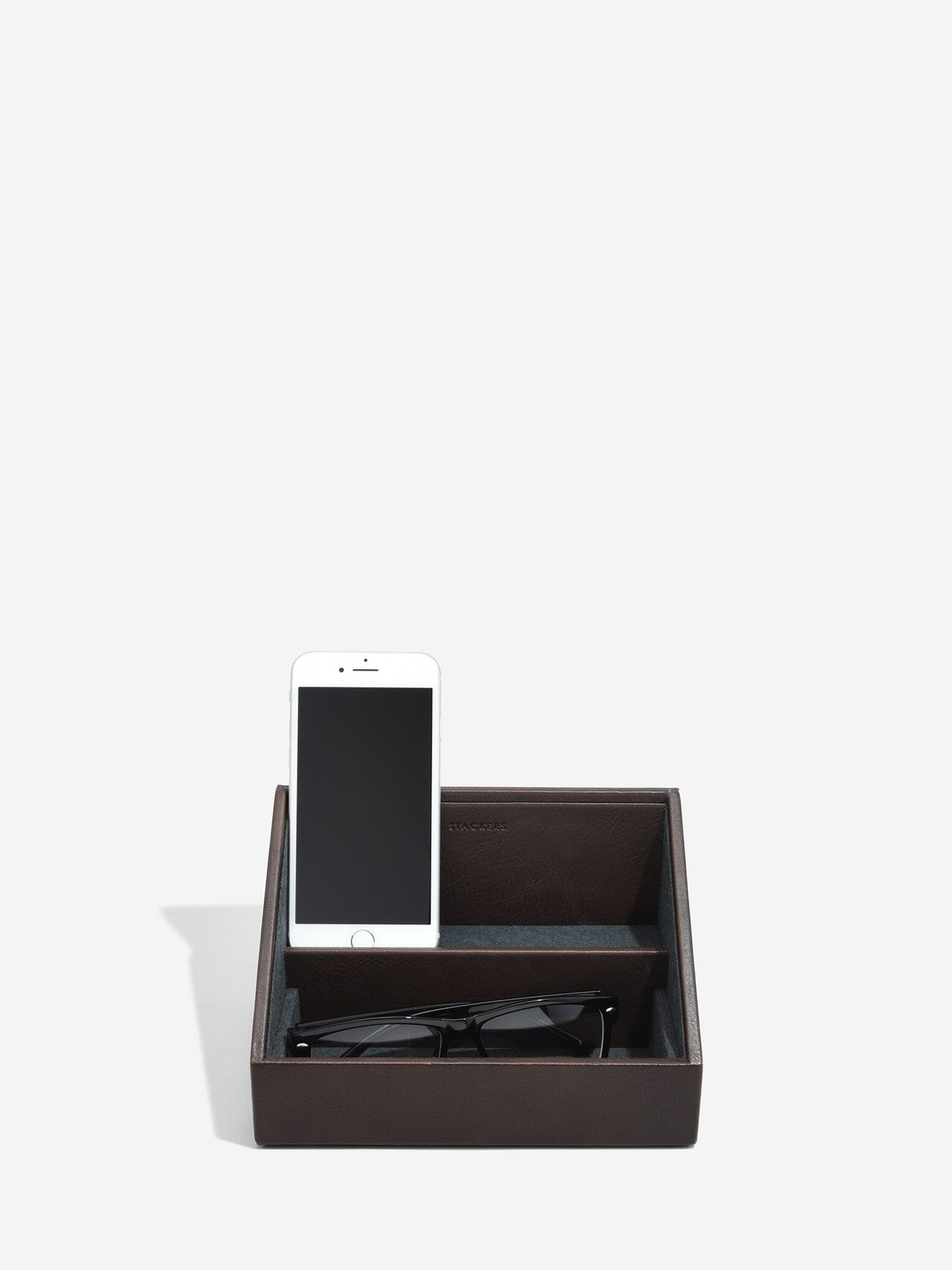 Stackers Mini organiseur pour smartphone Marron