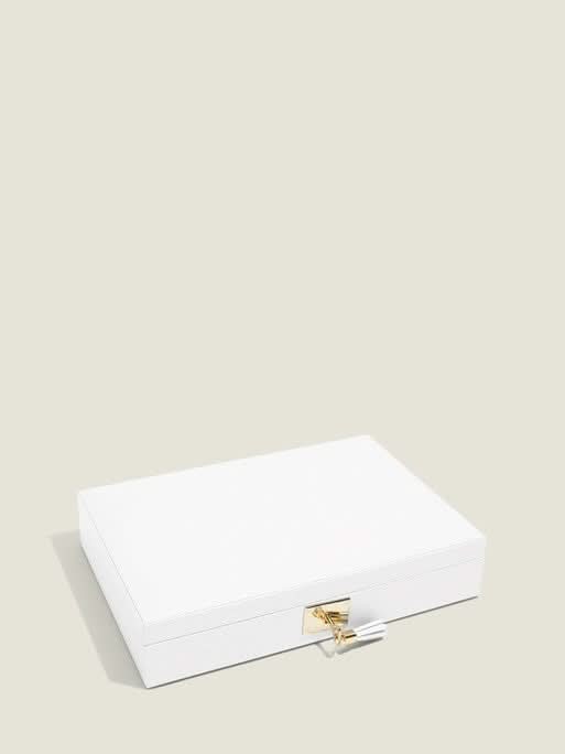 Stackers Lederen Deksel Wit - Mystackers