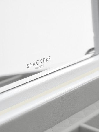 Stackers Lederen Deksel Wit - Mystackers