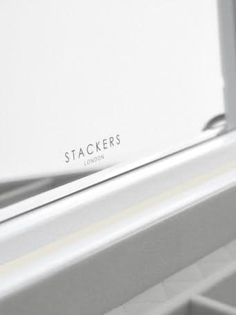 Stackers Lederen Deksel Wit - Mystackers