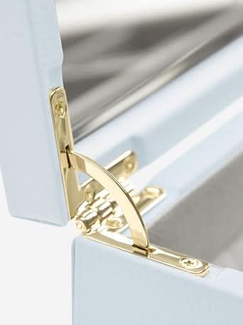 Stackers Lederen Deksel Blauw - Mystackers