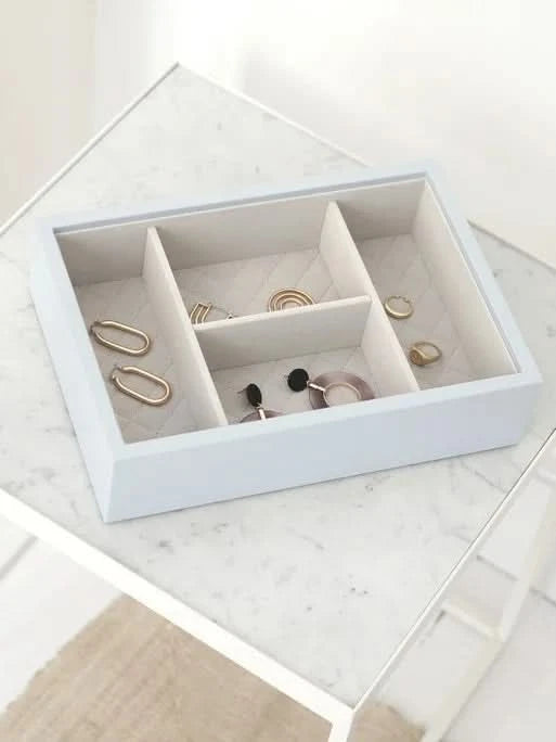 Stackers Lederen Horloge & Accessoirelaag Blauw - Mystackers