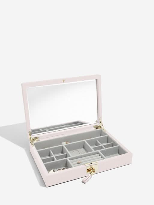 Stackers Lederen Deksel Roze - Mystackers