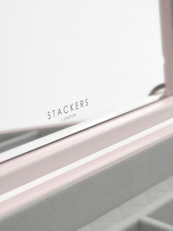 Stackers Lederen Deksel Roze - Mystackers