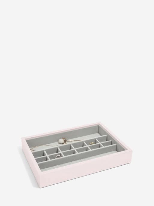 Stackers Lederen Sieradenlaag Roze - Mystackers