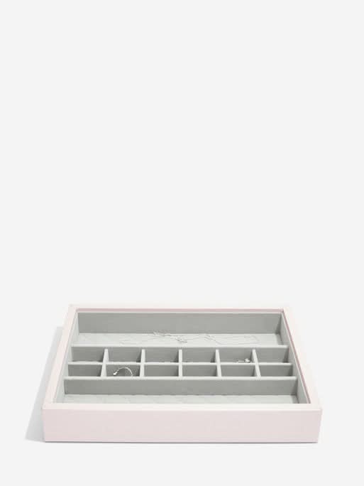 Stackers Lederen Sieradenlaag Roze - Mystackers