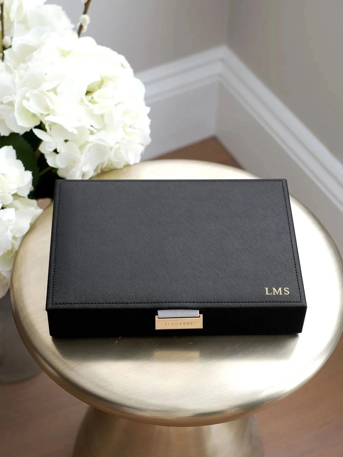 Stackers Deksel voor Klassieke Juwelendoos Zwart - Mystackers