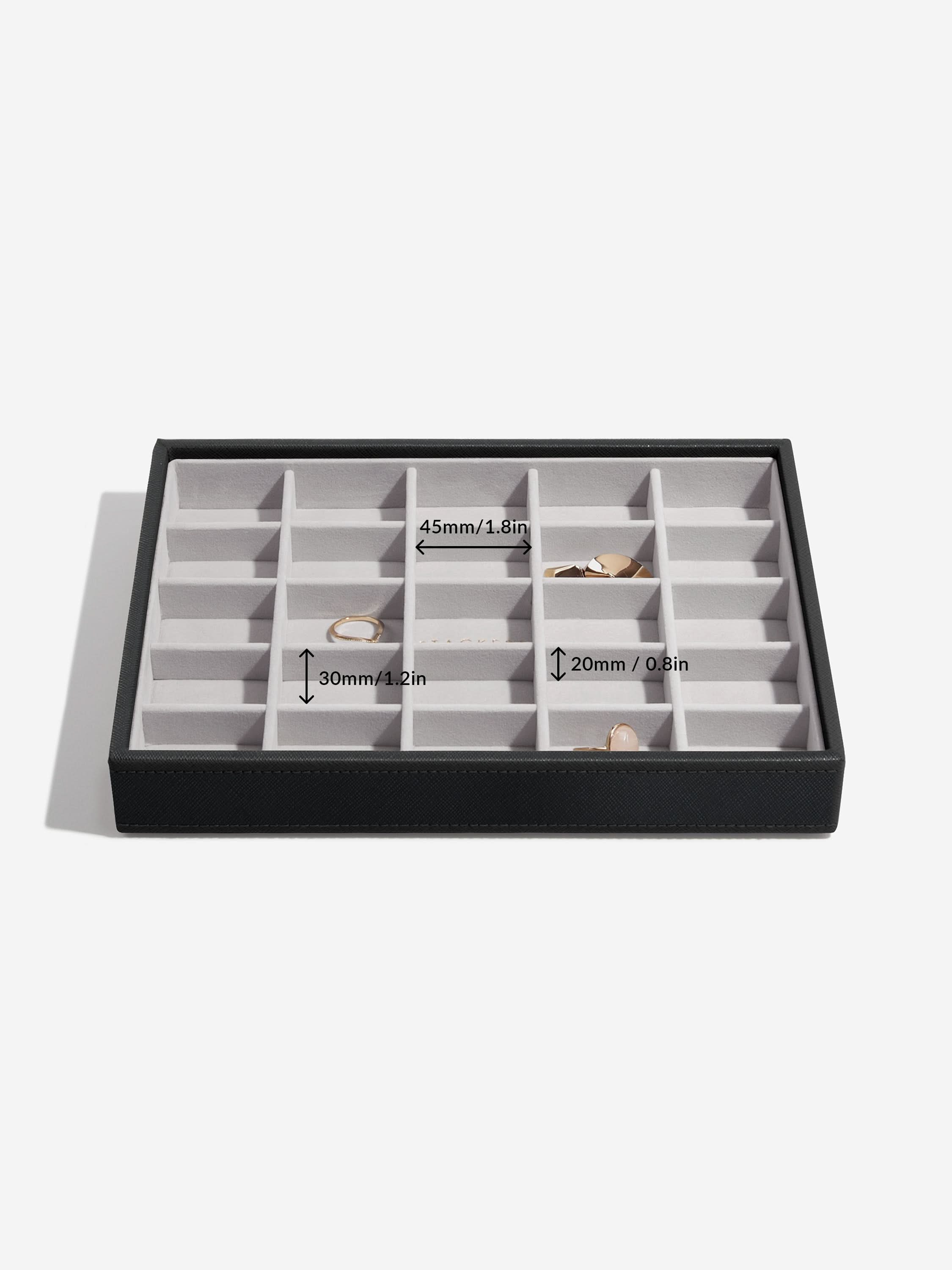 Stackers kleine Sieradenlaag voor Klassieke Juwelendoos Zwart - Mystackers