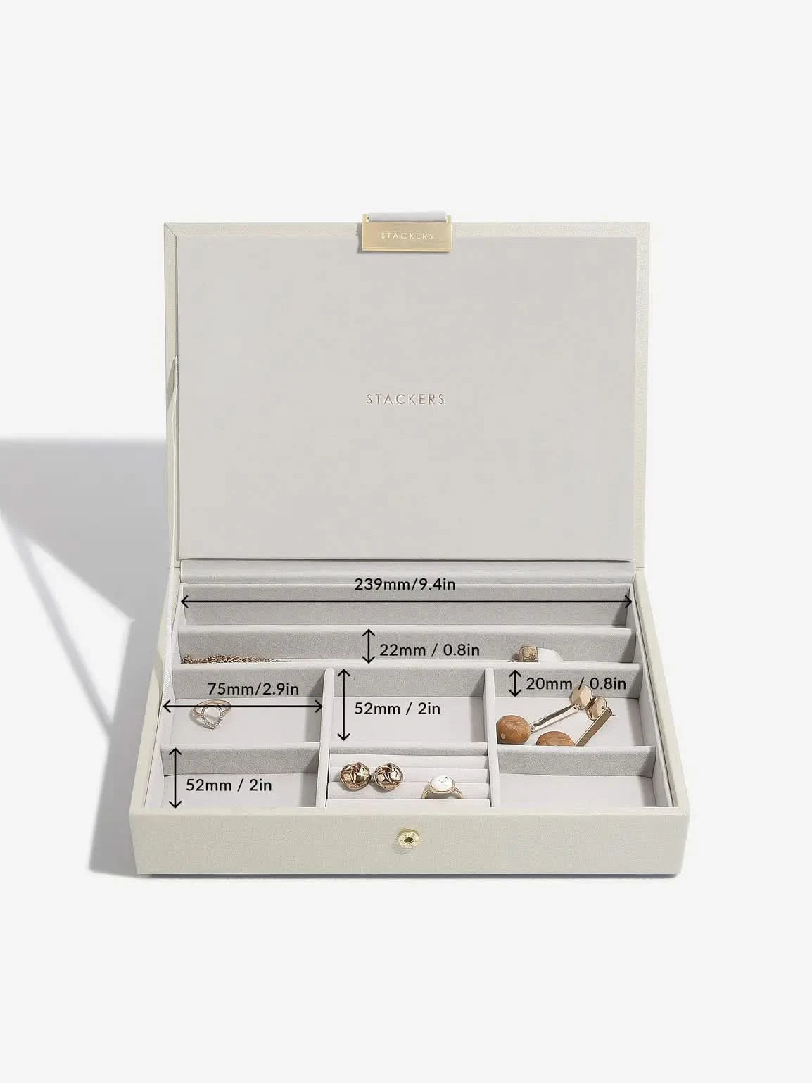 Stackers Deksel voor Klassieke Juwelendoos Havermout - Mystackers