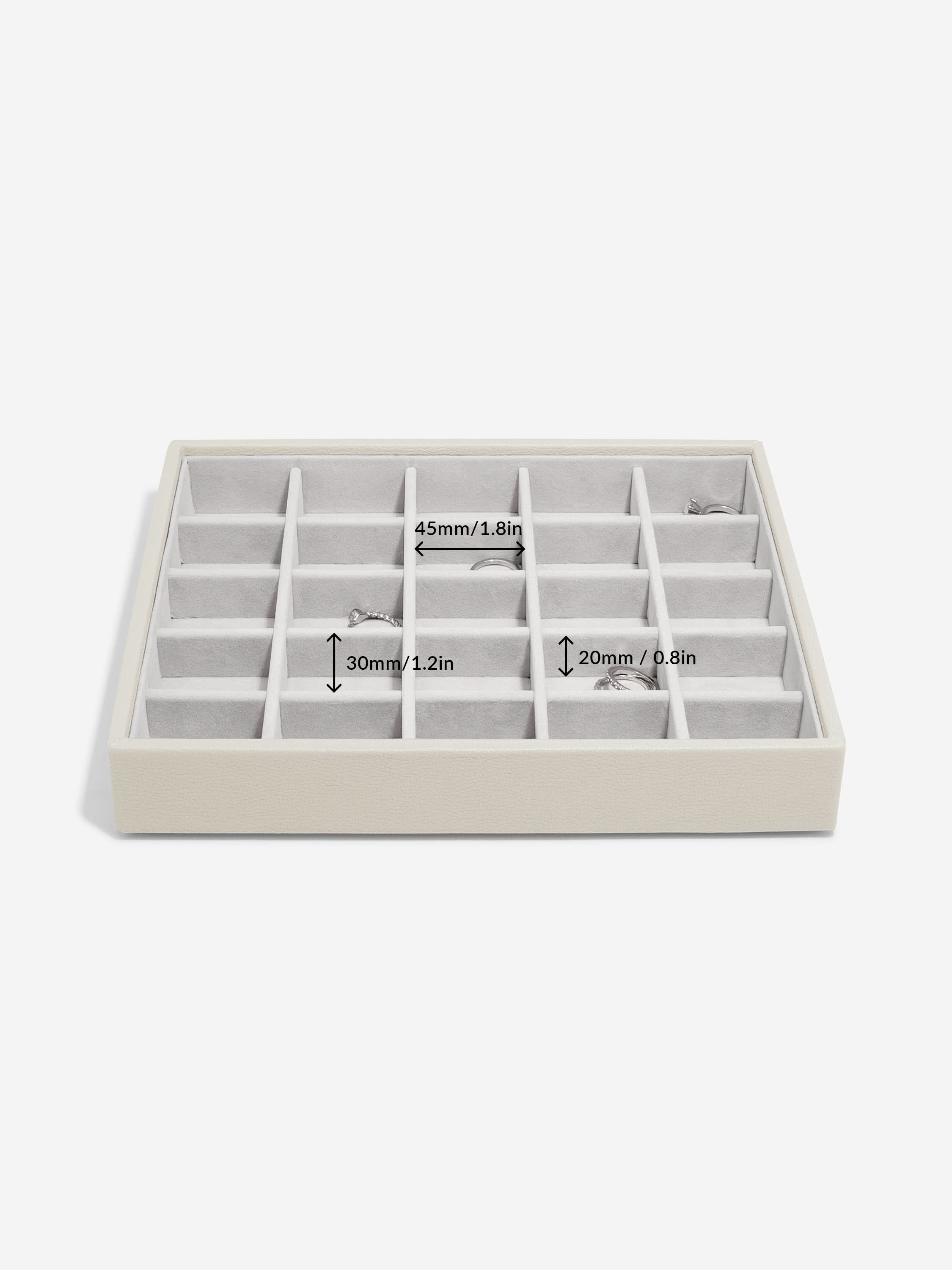 Stackers kleine Sieradenlaag voor Klassieke Juwelendoos Havermout - Mystackers