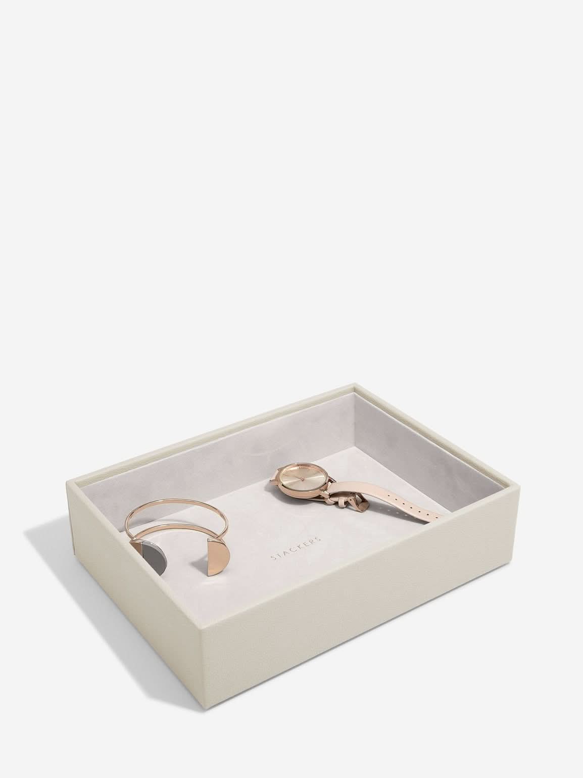 Stackers diepe Sieradenlaag voor Klassieke Juwelendoos Havermout - Mystackers