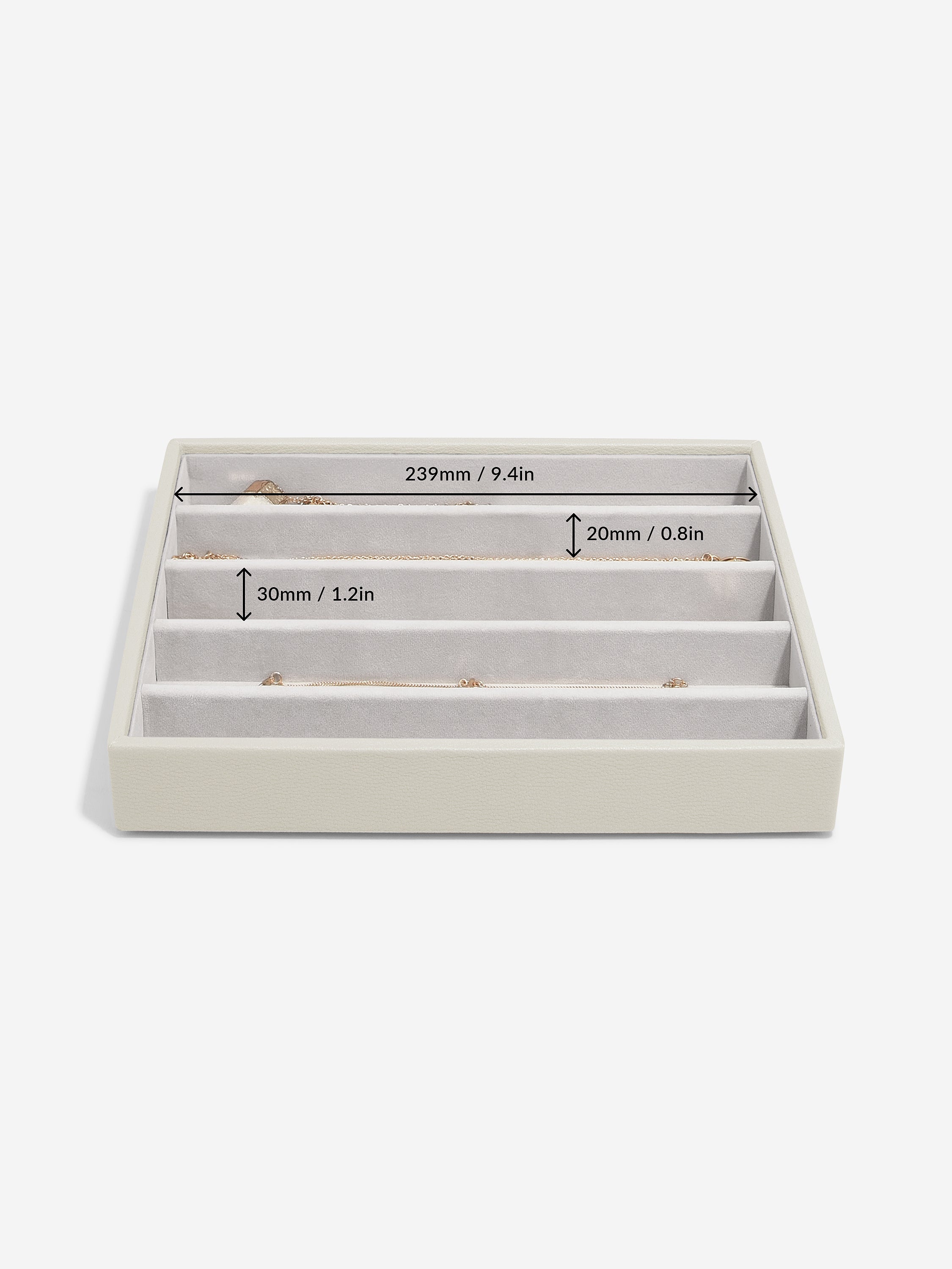 Stackers Halskettingenlaag voor Klassieke Juwelendoos Havermout - Mystackers