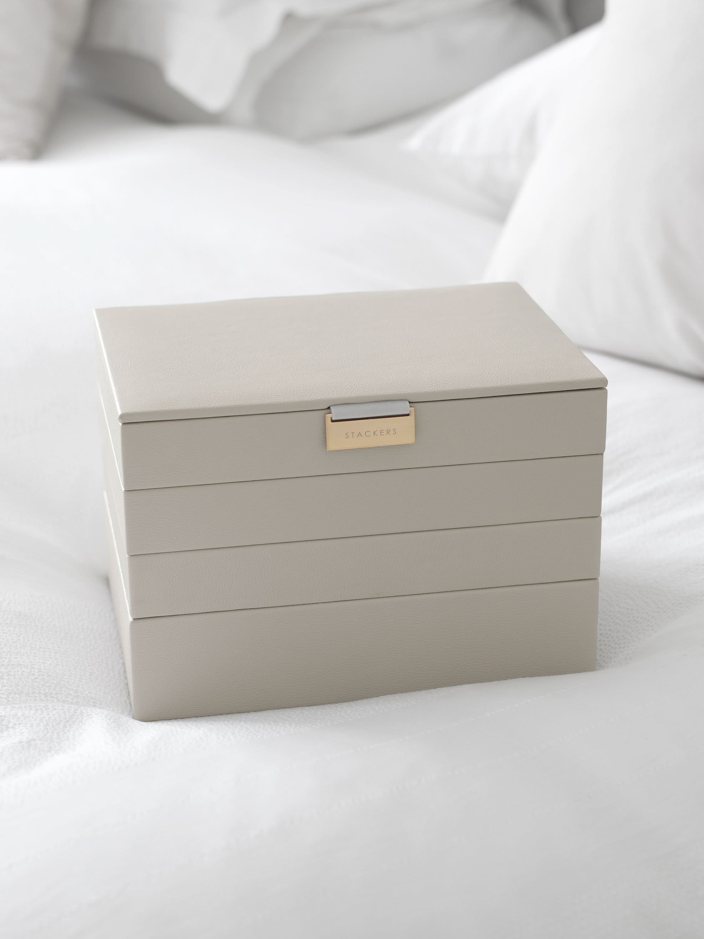 Stackers Klassieke Juwelendoos Set van 4 Havermout - Mystackers