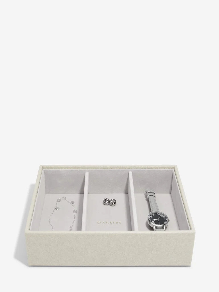 Stackers Classic Jewellery Box Set of 4 Oatmeal