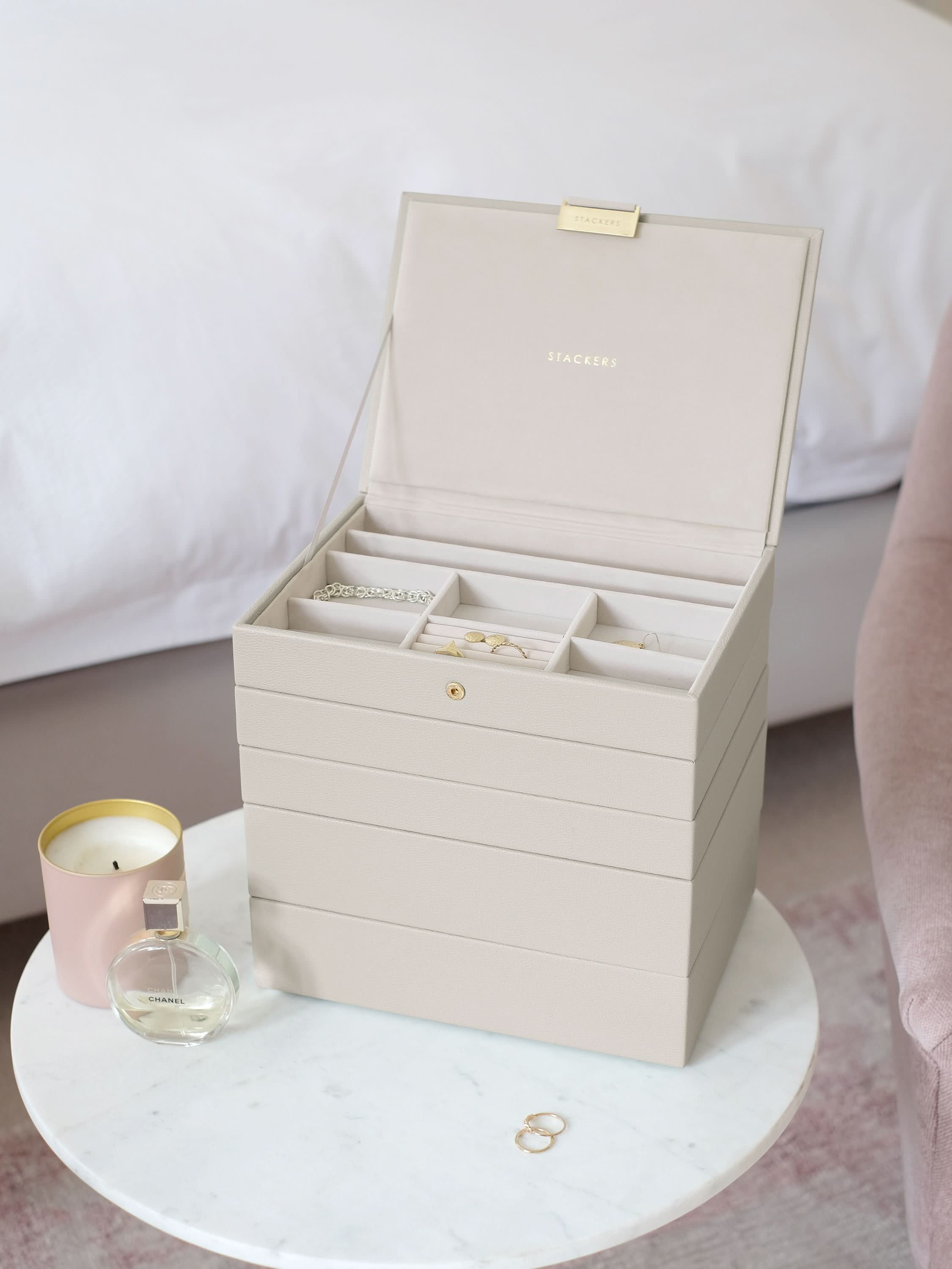 Stackers Klassieke Juwelendoos Set van 5 Havermout - Mystackers