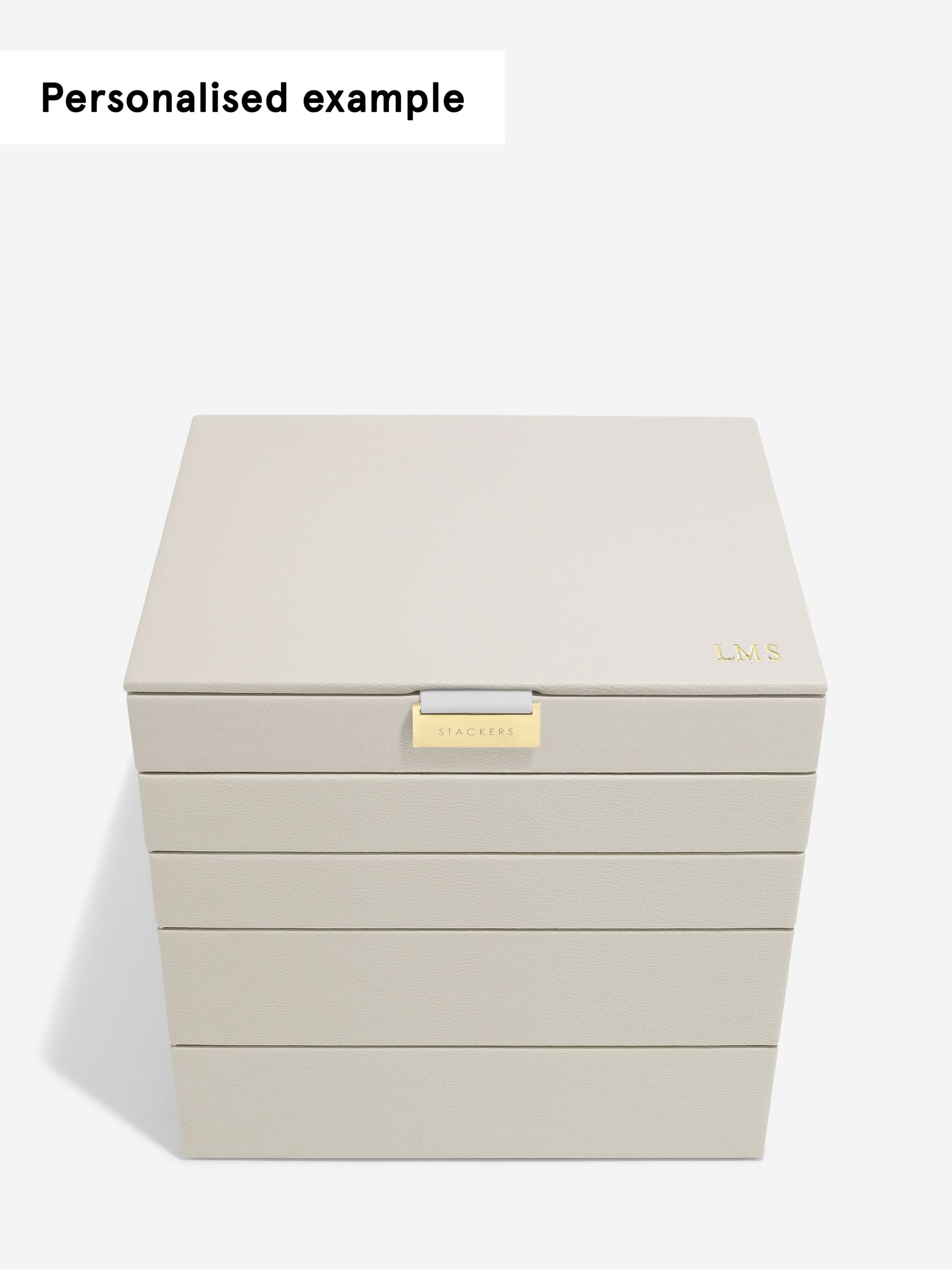 Stackers Klassieke Juwelendoos Set van 5 Havermout - Mystackers