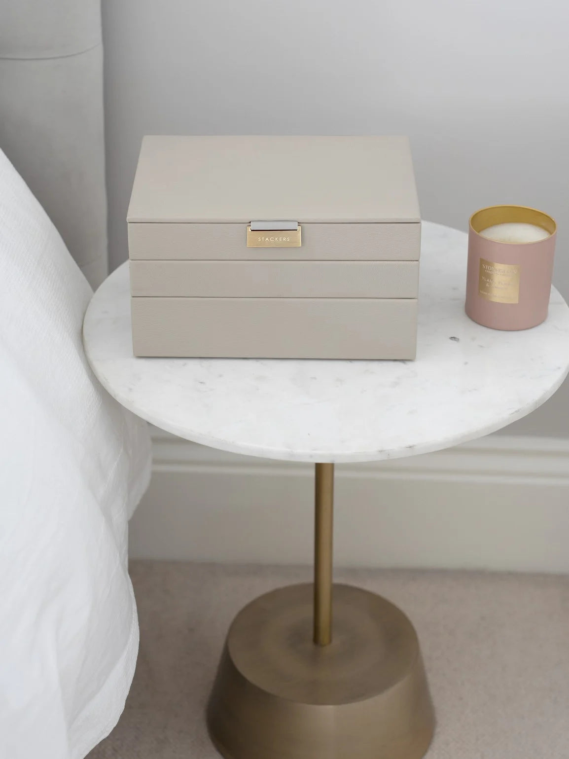 Stackers Classic Jewellery Box Set of 3 Oatmeal