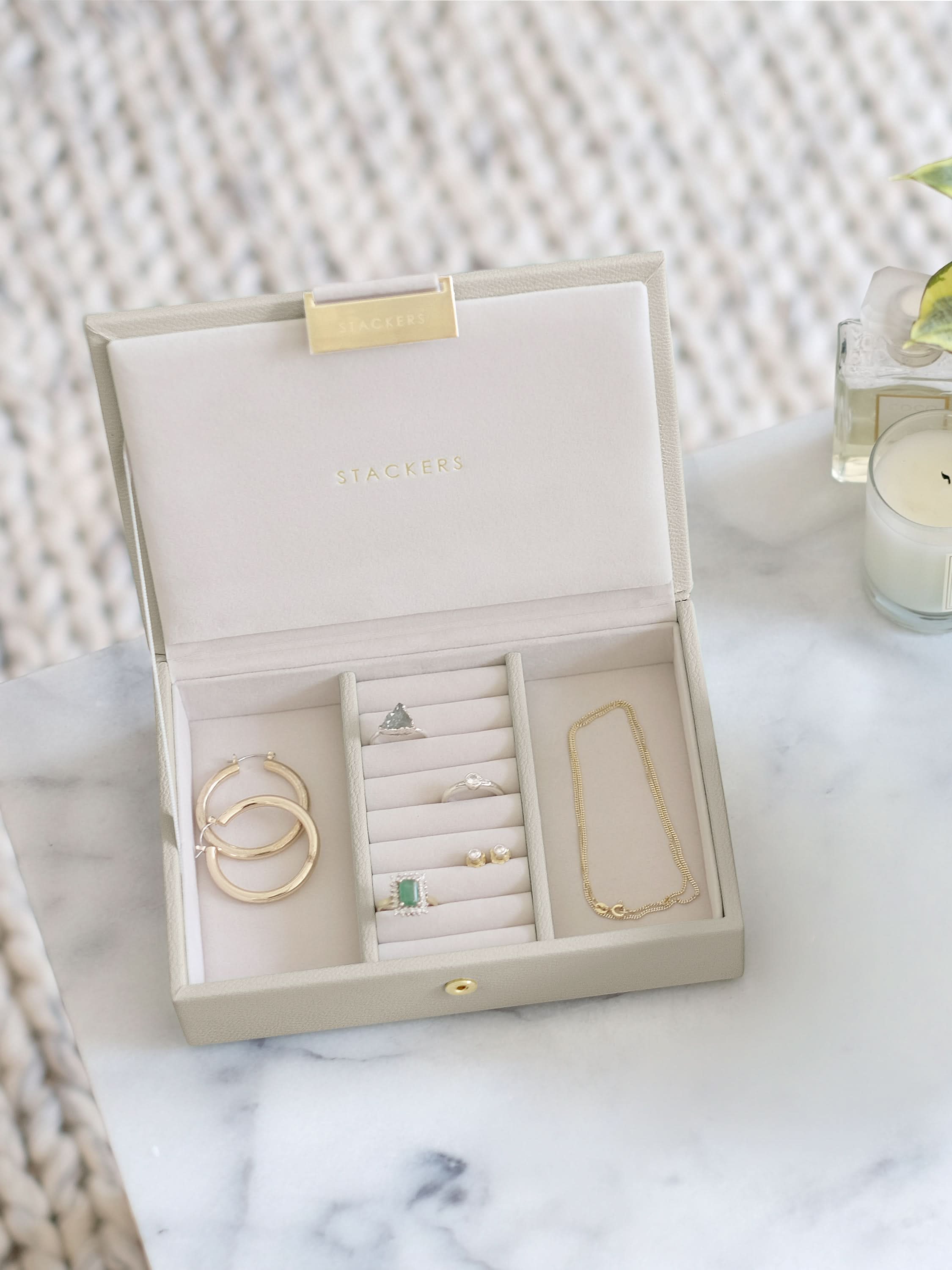 Stackers Deksel voor Mini Juwelendoos Havermout - Mystackers