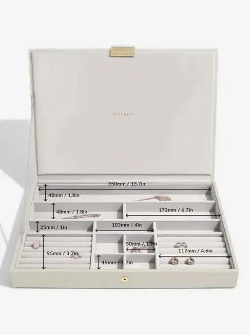 Stackers XL Juwelendoos set van 3 Havermout - Mystackers