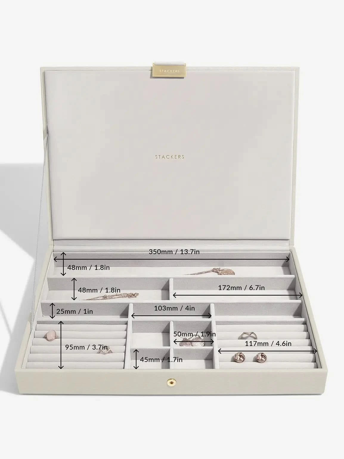 Stackers Deksel voor XL Juwelendoos Havermout - Mystackers