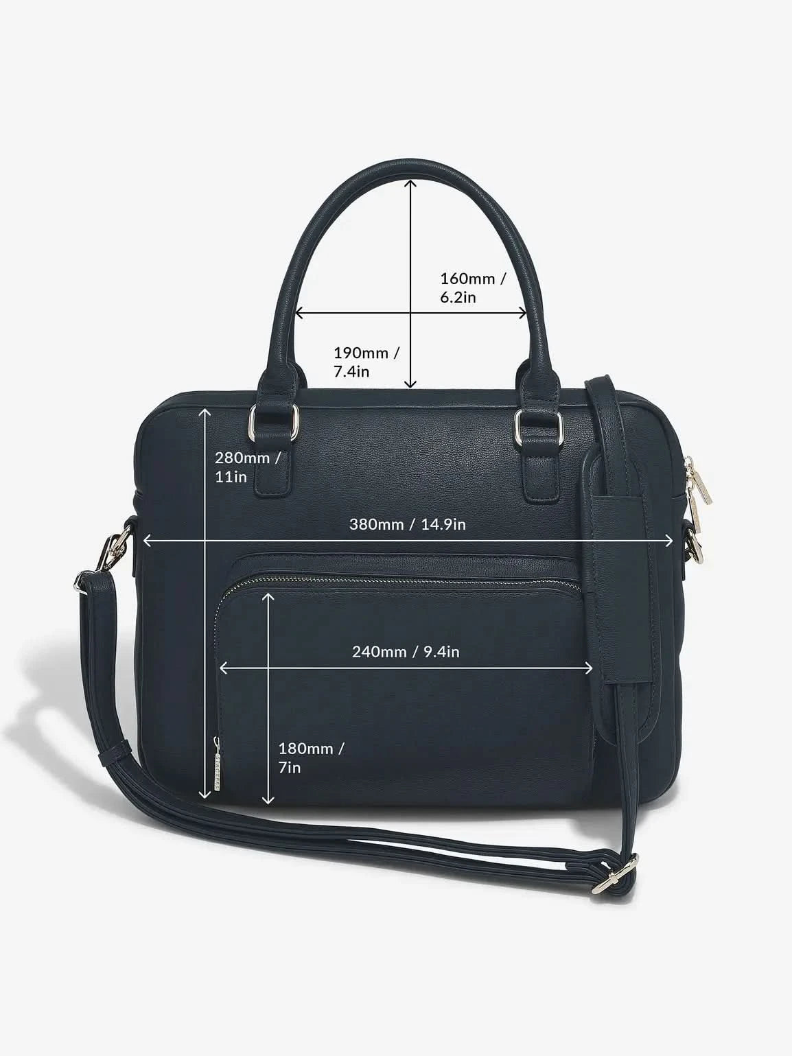 Stackers Laptoptas Marineblauw - Mystackers