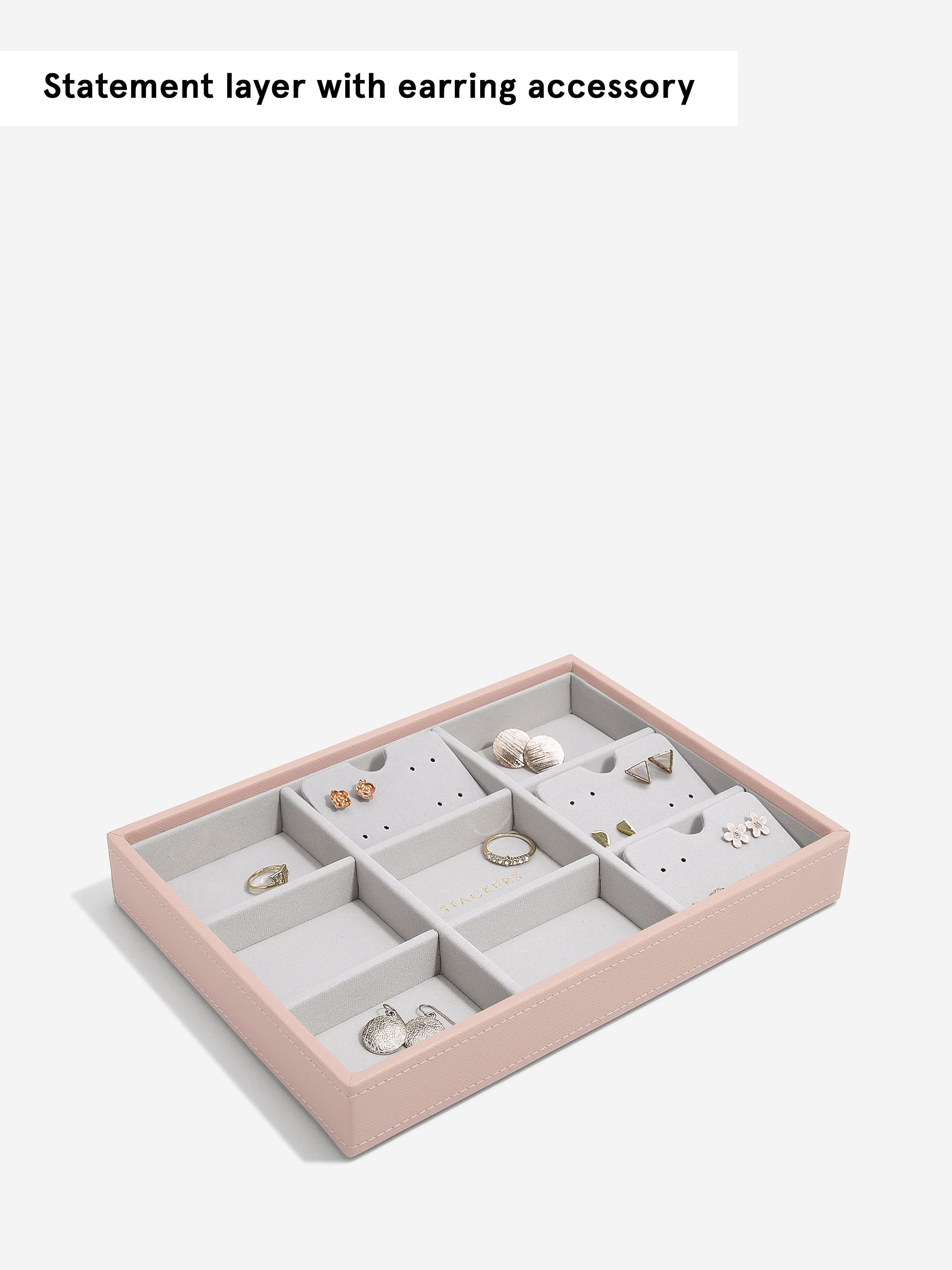 Stackers standaard Sieradenlaag voor Klassieke Juwelendoos Roze - Mystackers