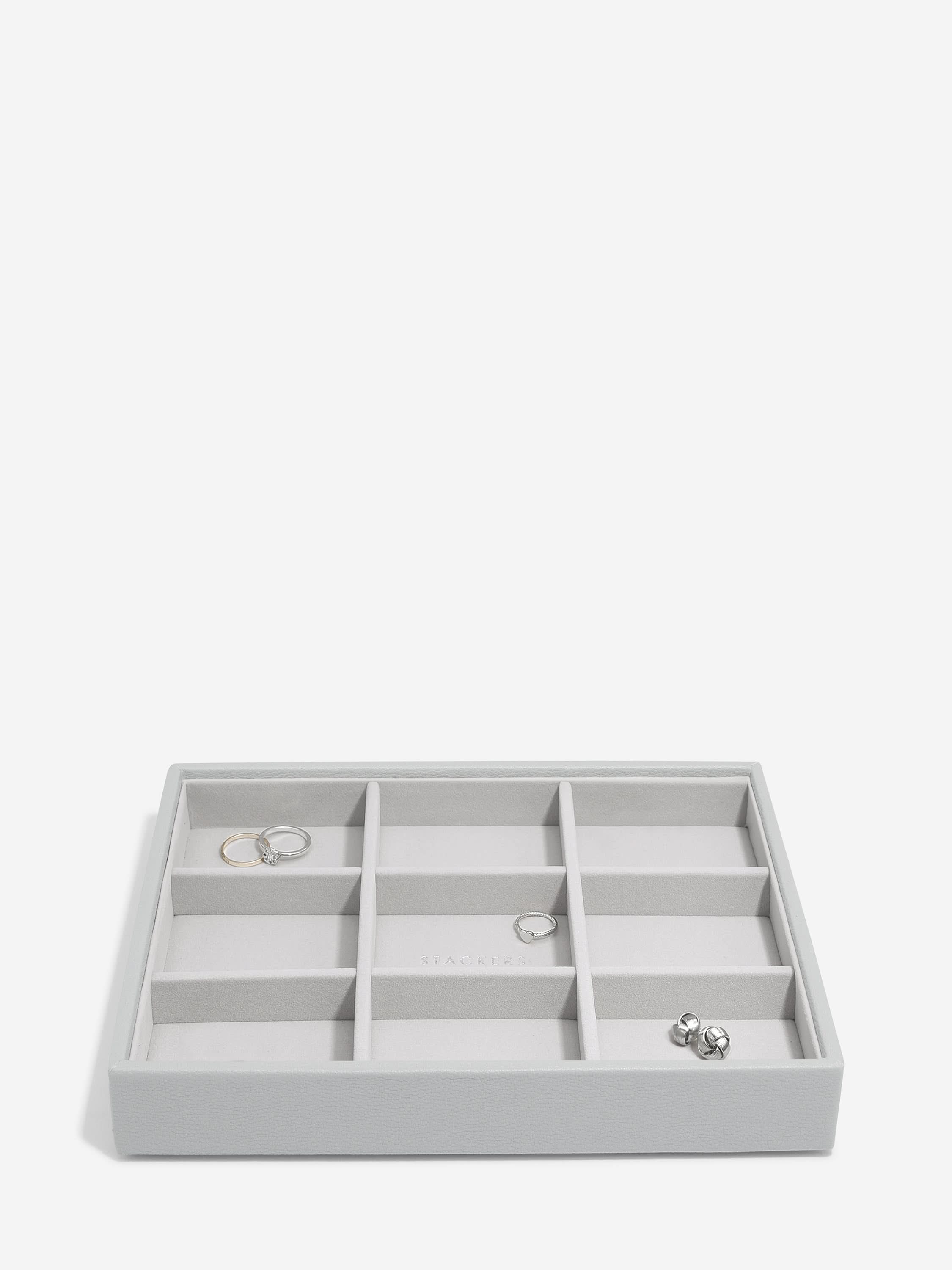 Stackers standaard Sieradenlaag voor Klassieke Juwelendoos Grijs - Mystackers