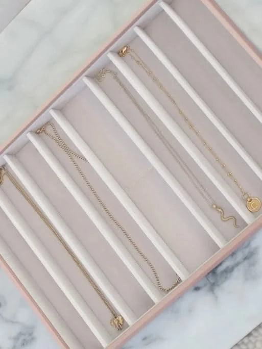 Stackers XL Halskettingenlaag Roze - Mystackers