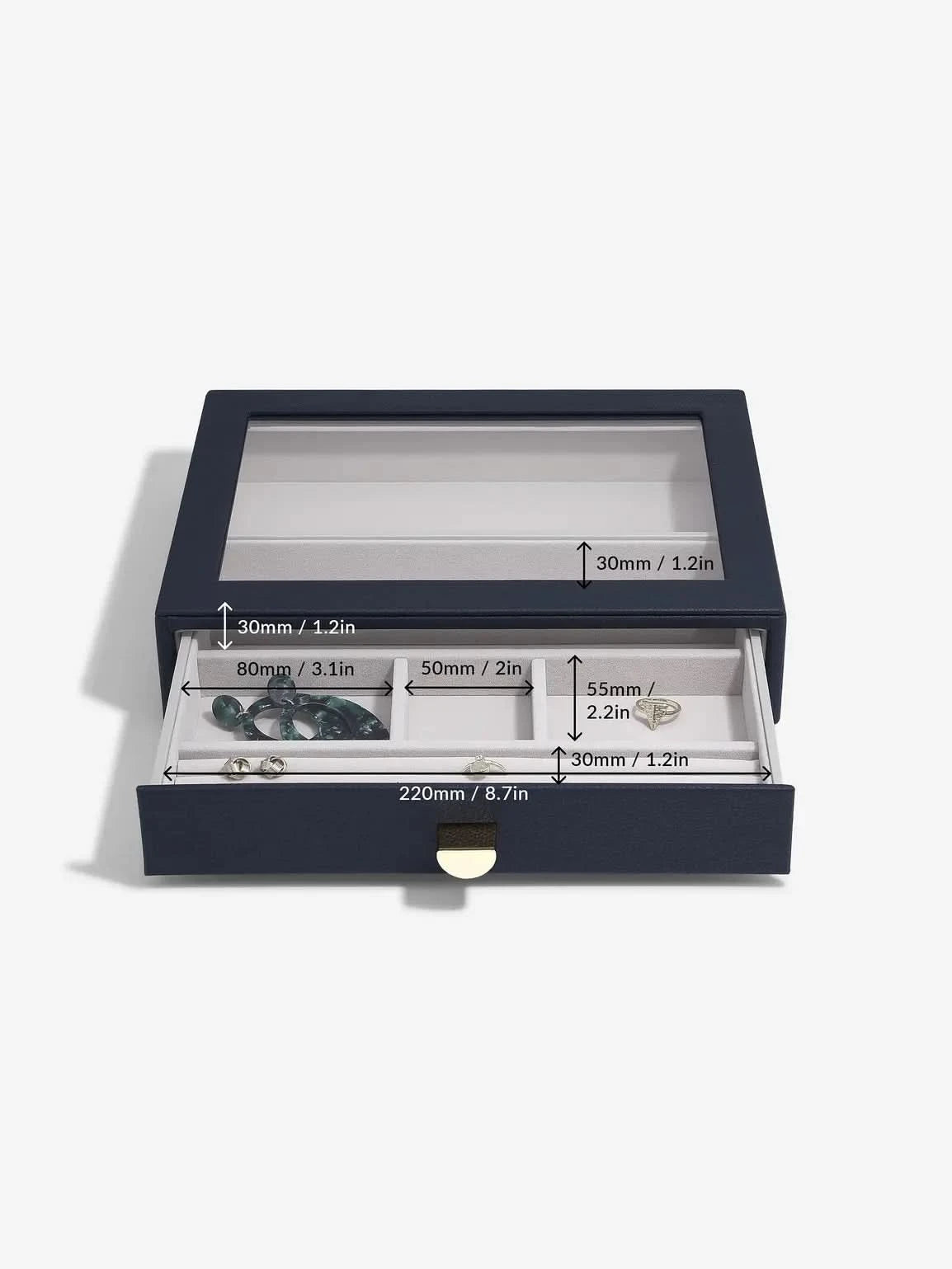 Stackers Klassieke Display Lade Marineblauw - Mystackers