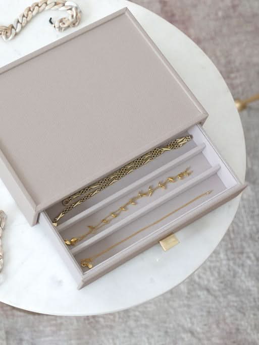 Stackers Halskettingenlade voor Klassieke Display Juwelendoos Taupe - Mystackers