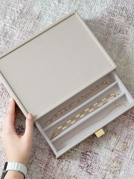 Stackers Halskettingenlade voor Klassieke Display Juwelendoos Havermout - Mystackers