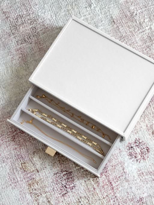 Stackers Halskettingenlade voor Klassieke Display Juwelendoos Wit - Mystackers