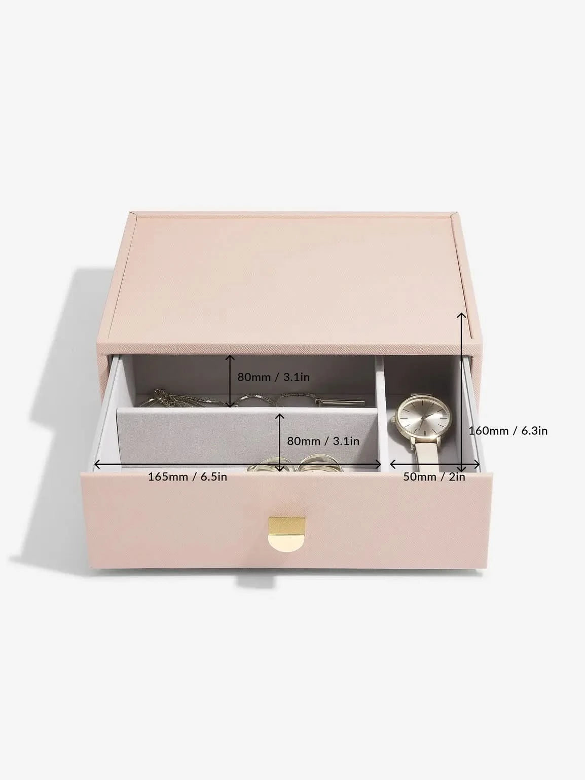 Stackers Klassieke Display Juwelendoos Set van 3 Roze - Mystackers