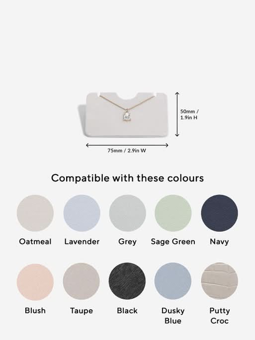 Stackers Halskettinghouder Grijs - Mystackers