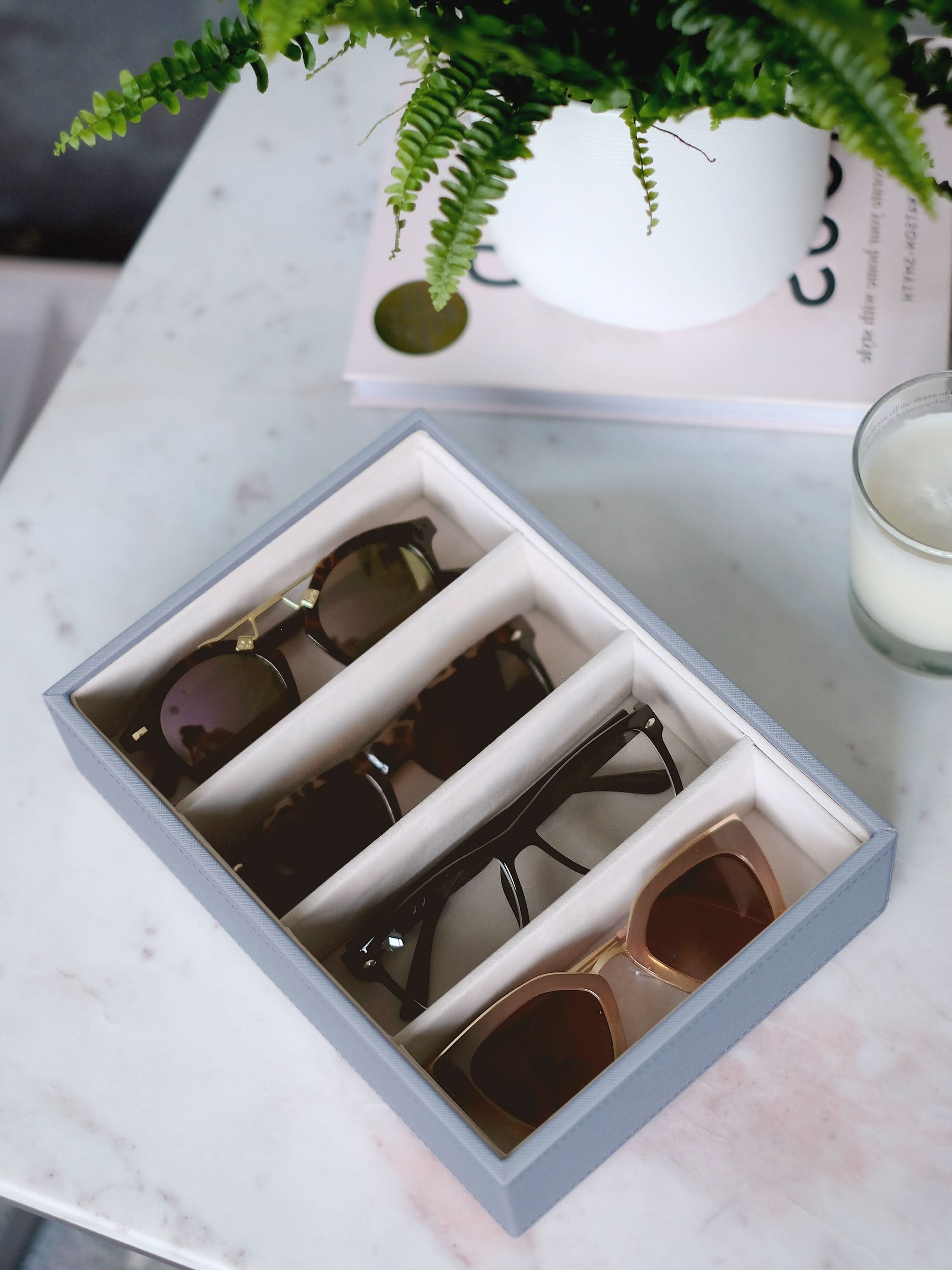 Stackers Bril & Accessoires-laag voor Klassieke Juwelendoos Blauw - Mystackers