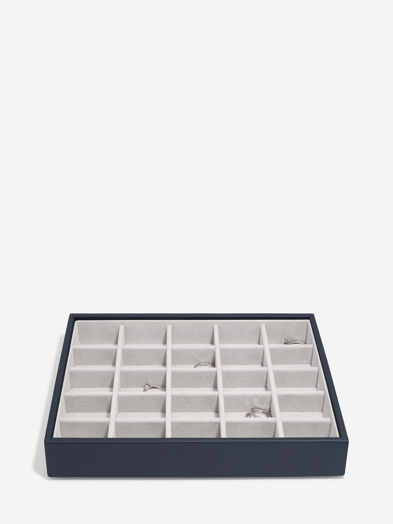 Stackers Klassieke Juwelendoos Set van 4 Marineblauw