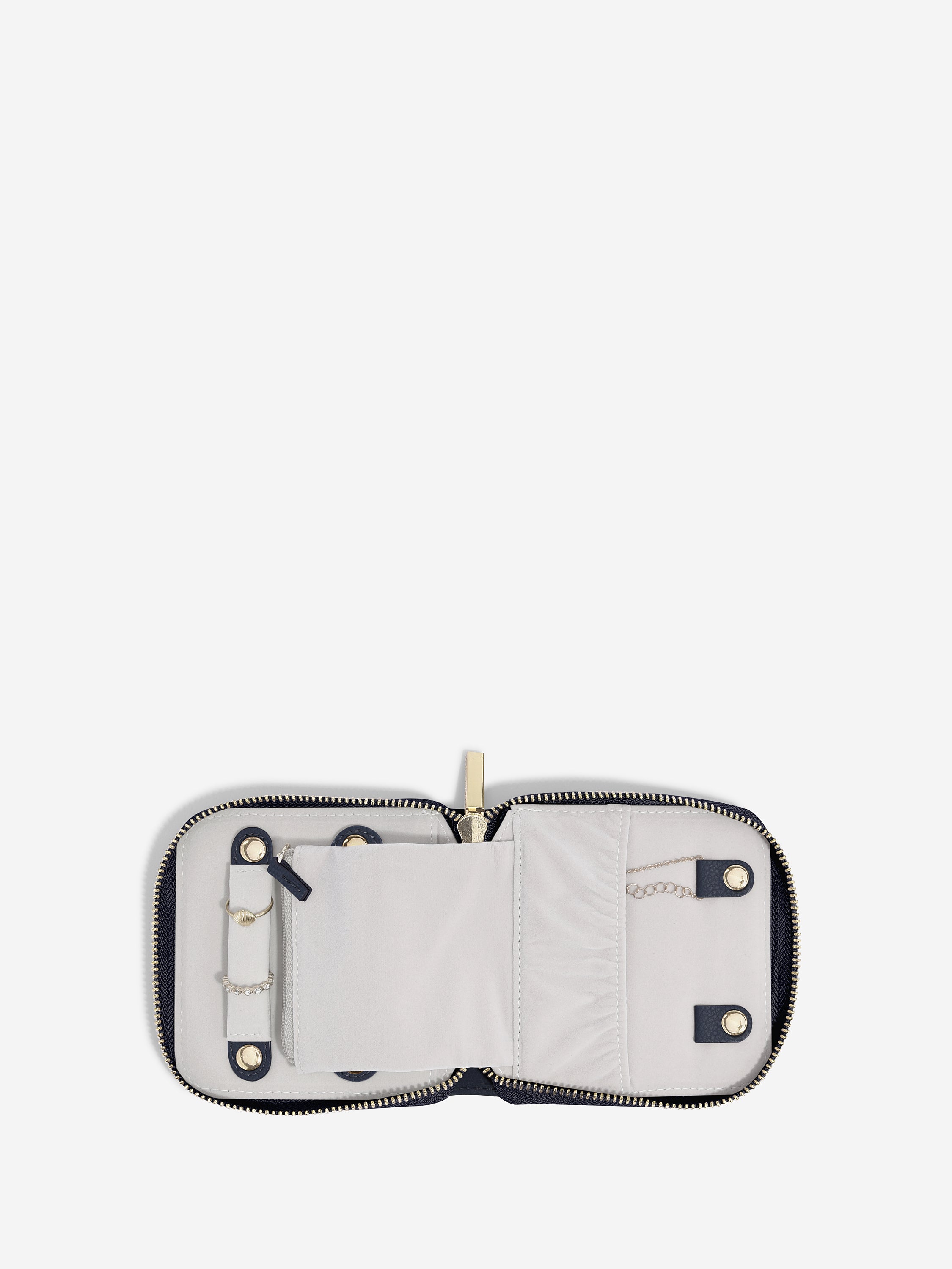 Stackers Compact Jewellery Roll Marineblauw