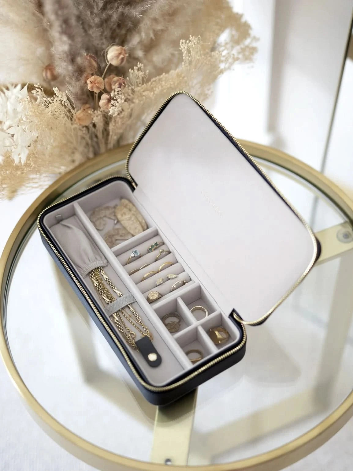 Stackers Langwerpige Reissieradendoos Marineblauw - Mystackers