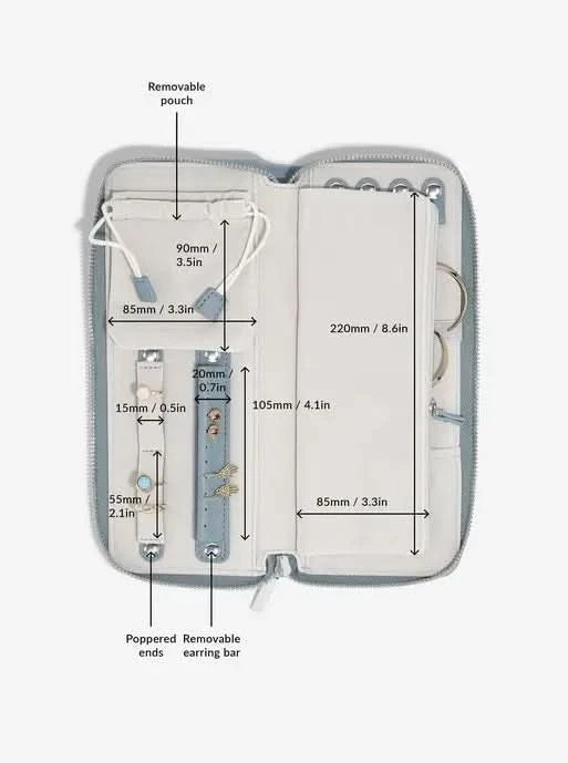 Stackers Jewellery Roll Blauw - Mystackers