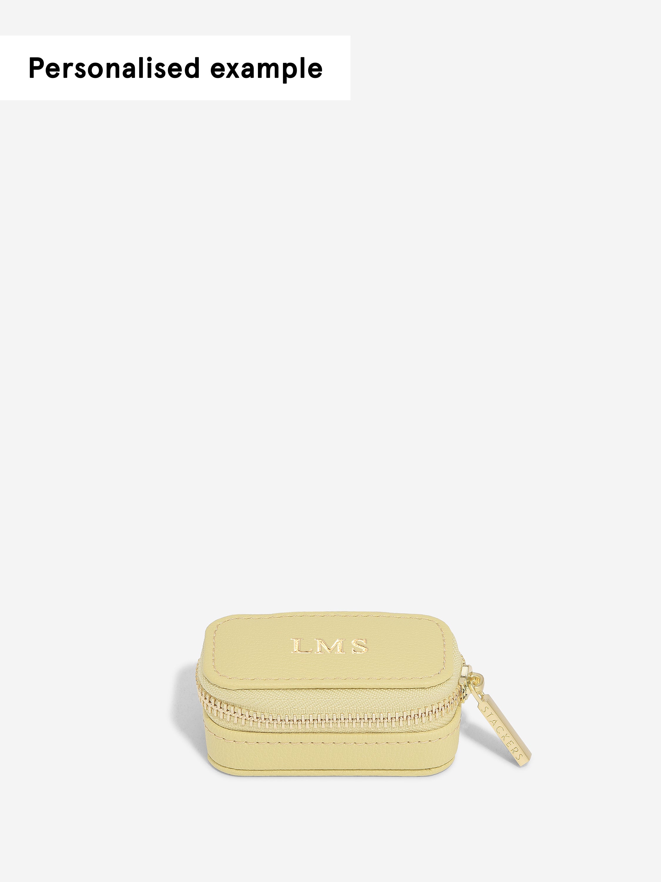 Stackers Petite Jewellery Box Yellow