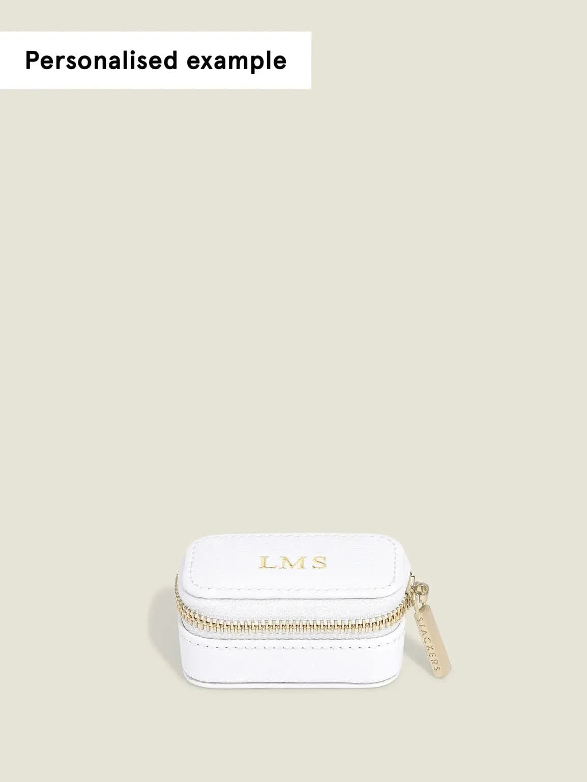 Stackers Petite Ringdoosje Wit - Mystackers