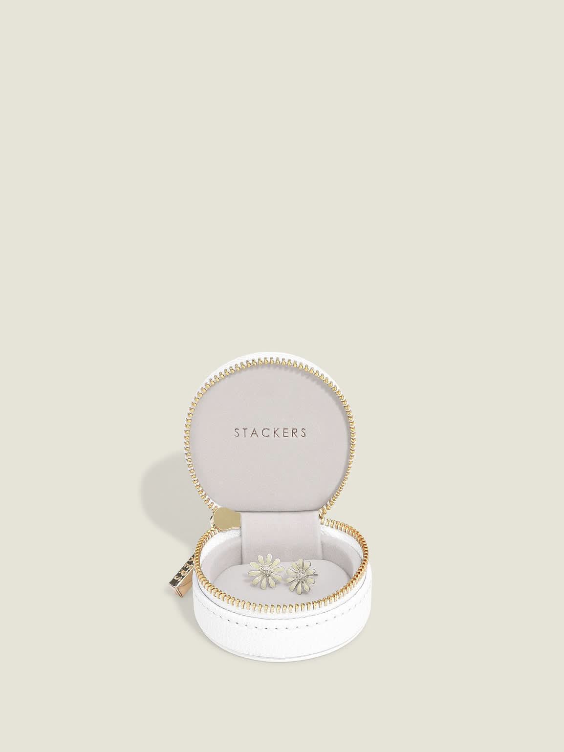 Stackers Oyster Reissieradendoosje Wit - Mystackers